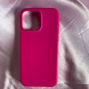 Pink Silicone Phone Case